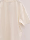 BASERANGE crew neck short sleeve T-shirt France BAS-TOBTE-CO-WI24-UNDYED